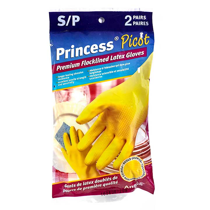 PRINCESS RUBBER GLOVE [2 PK]