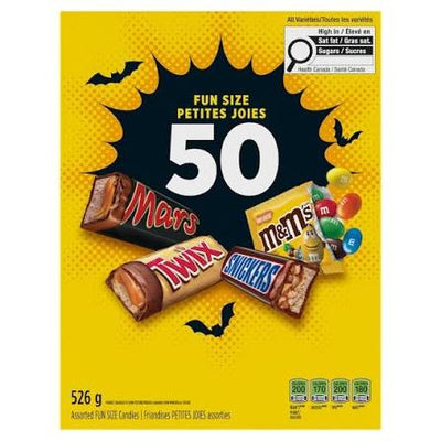 MARS HALLOWEEN CHOCOLATE VARIETY [50 PACK]