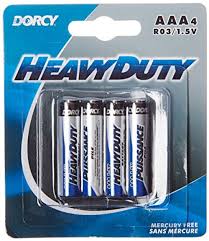 DORCY BATTERIES AAA [4 pcs]