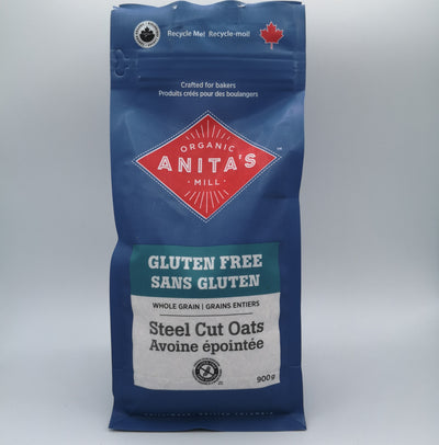 ANITA ORG GF STEEL CUT OATS [900 G]