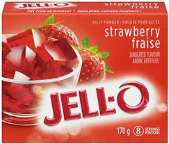 JELLO STRAWBERRY POWDER [170 G]