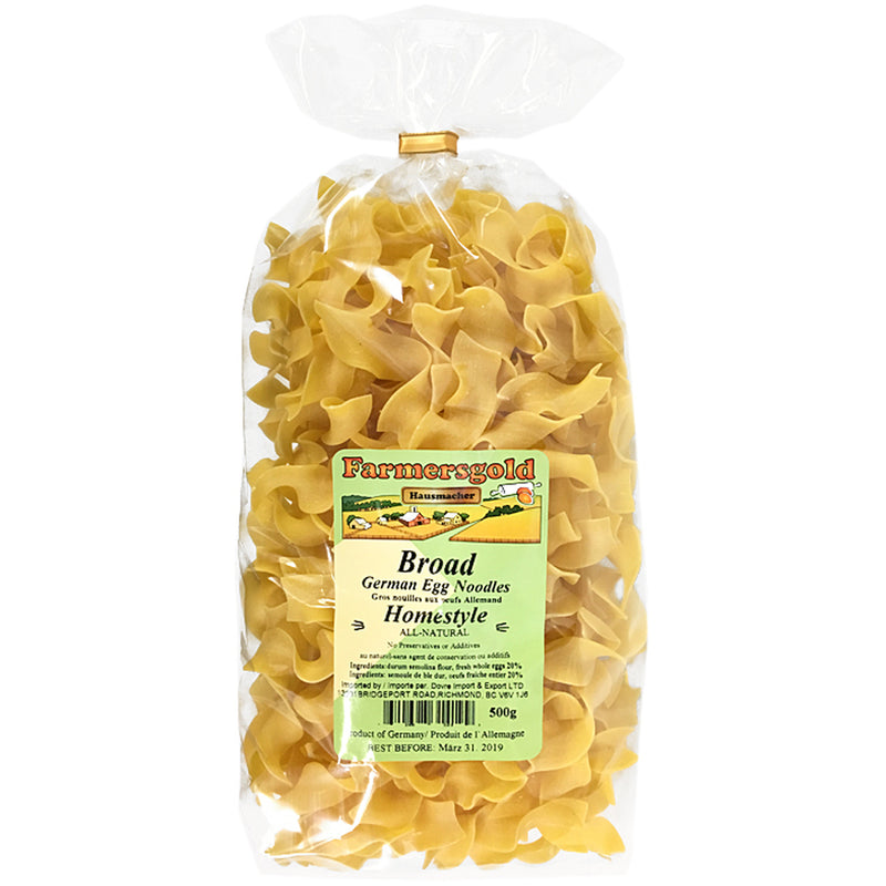 HAUSMACHER BROAD EGG NOODLE [500 G]