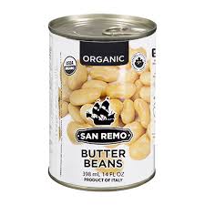 SAN REMO ORG BUTTER BEANS [398 ml]