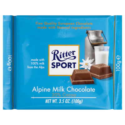 RITTER ALPINE MILK CHOCOLATE [100 G]
