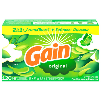 GAIN FABRIC DRYER SHEETS [120 s]