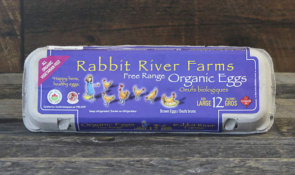RABBIT RIVER ORG XL EGGS [1 DOZ]