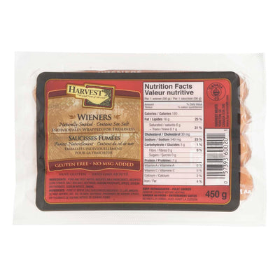 HARVEST NAT. SMOKED WIENERS [450 G]