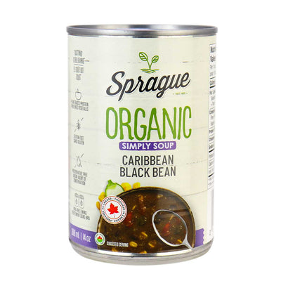 SPRAGUE ORG BLACK BEAN SOUP [398 ml]