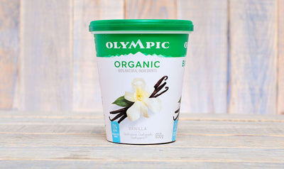 OLYMPIC ORG 0% VANILLA YOGURT [650 G]