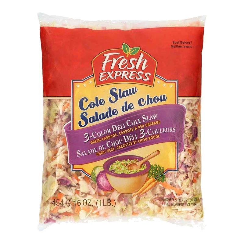Fresh Express 3-Color Cole Slaw, 454 g