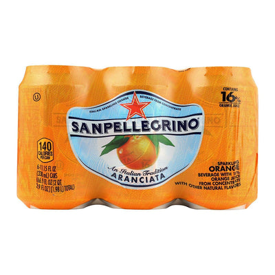 SAN PELLEGRINO 6PK ARANCIATA [6 PK+DE]