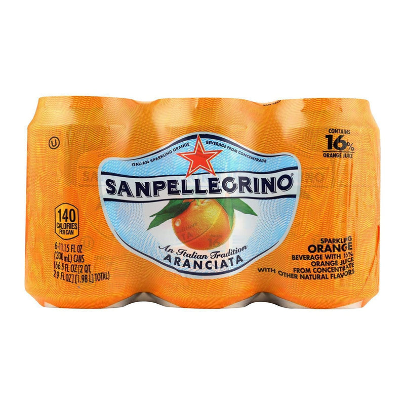 SAN PELLEGRINO 6PK ARANCIATA [6 PK+DE]