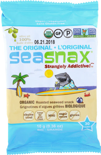 SEA SNAX OLIVE OIL SEAWEED [10 G]