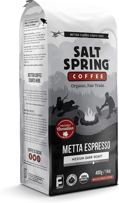 SALT SPRING ORG METTA ESPRESSO [400 G]