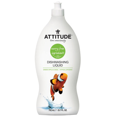 ATTITUDE APPLE BASIL DISH SOAP [700 ML]