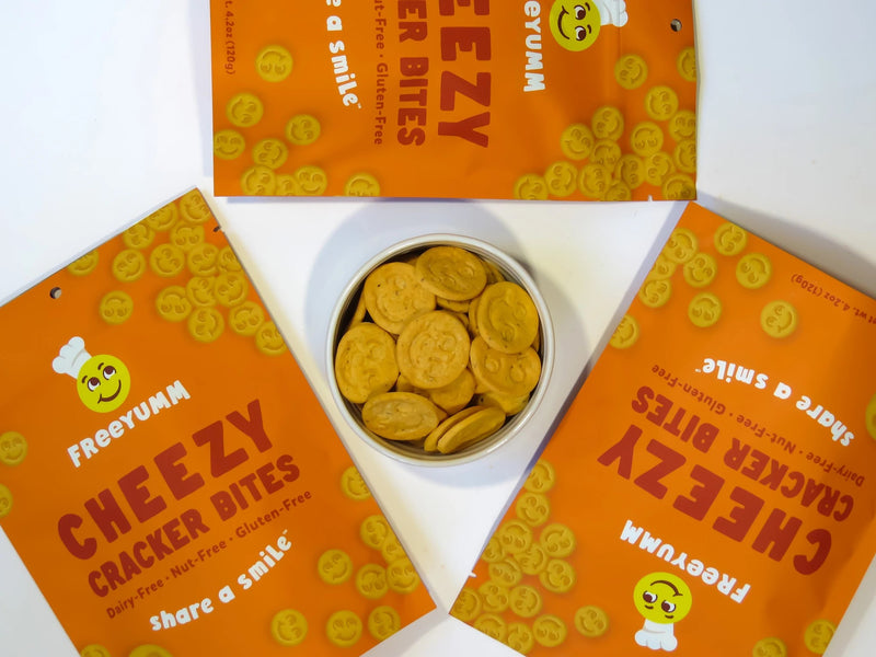 FREEYUM CHEEZY CRACKER BITES [120 G]