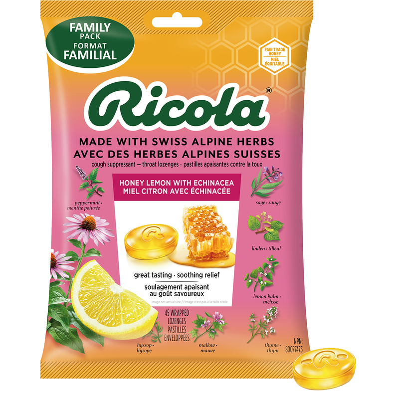 RICOLA COUGH HONEY LEMON [45 pcs]