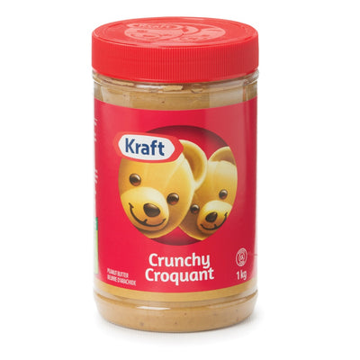 KRAFT CRUNCHY PEANUT BUTTER [1 KG]