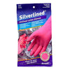 SILVERLINED LATEX GLOVES MED [1 PKG]