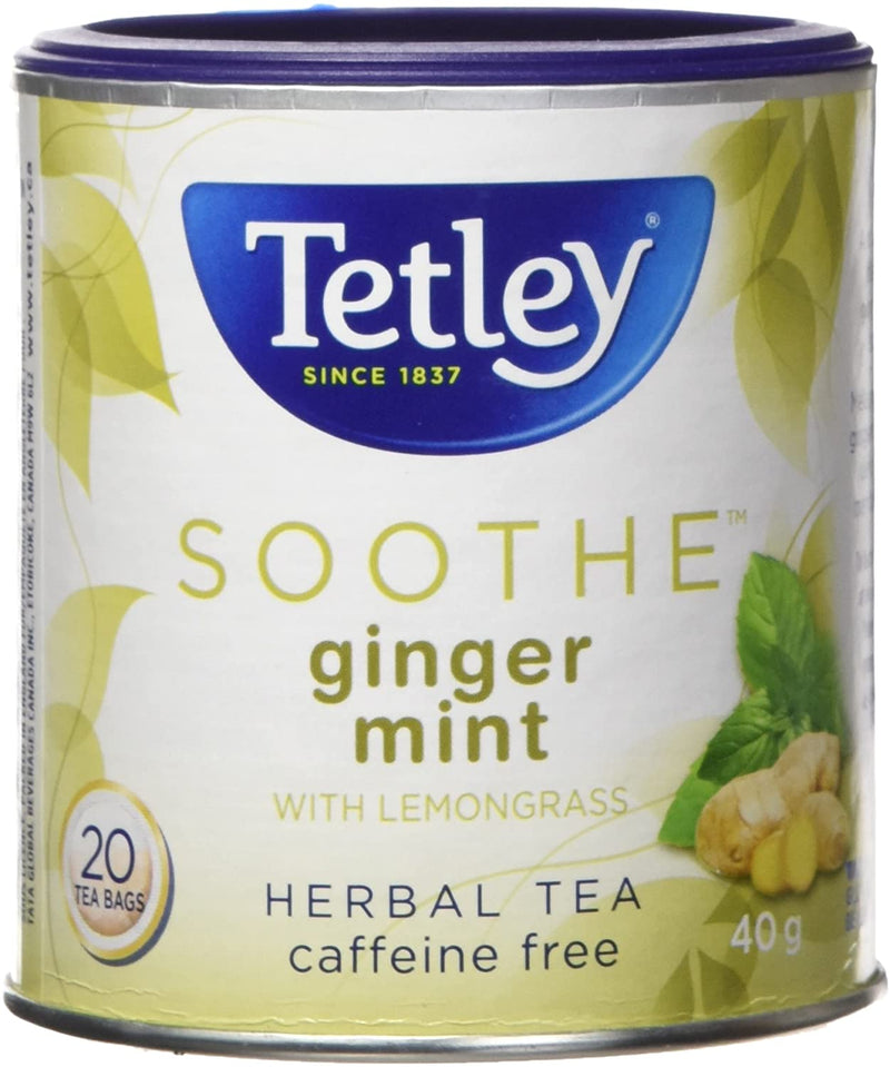 TETLEY GINGER MINT TEA [20 BAGS]