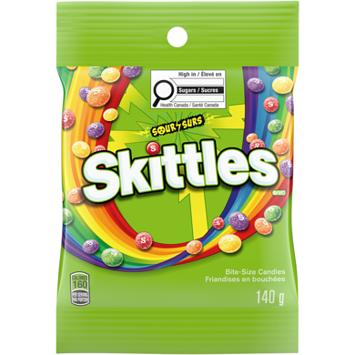 SKITTLES SOURS [140 G]