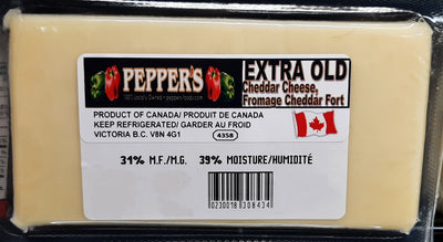 PEPPER'S OWN CHEESE Extra Old Cheddar