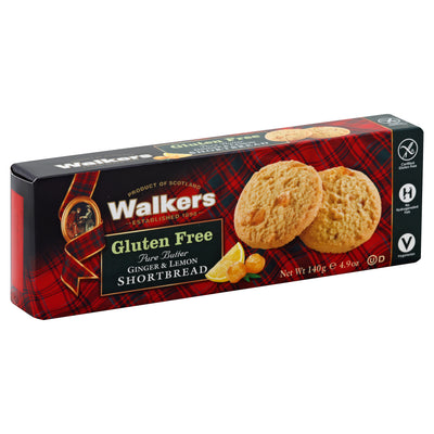 WALKERS GF GING/LEM SHORTBREAD [140 G]