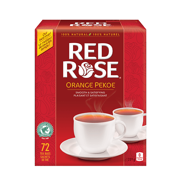 RED ROSE ORANGE PEKOE TEA [72 BAGS]