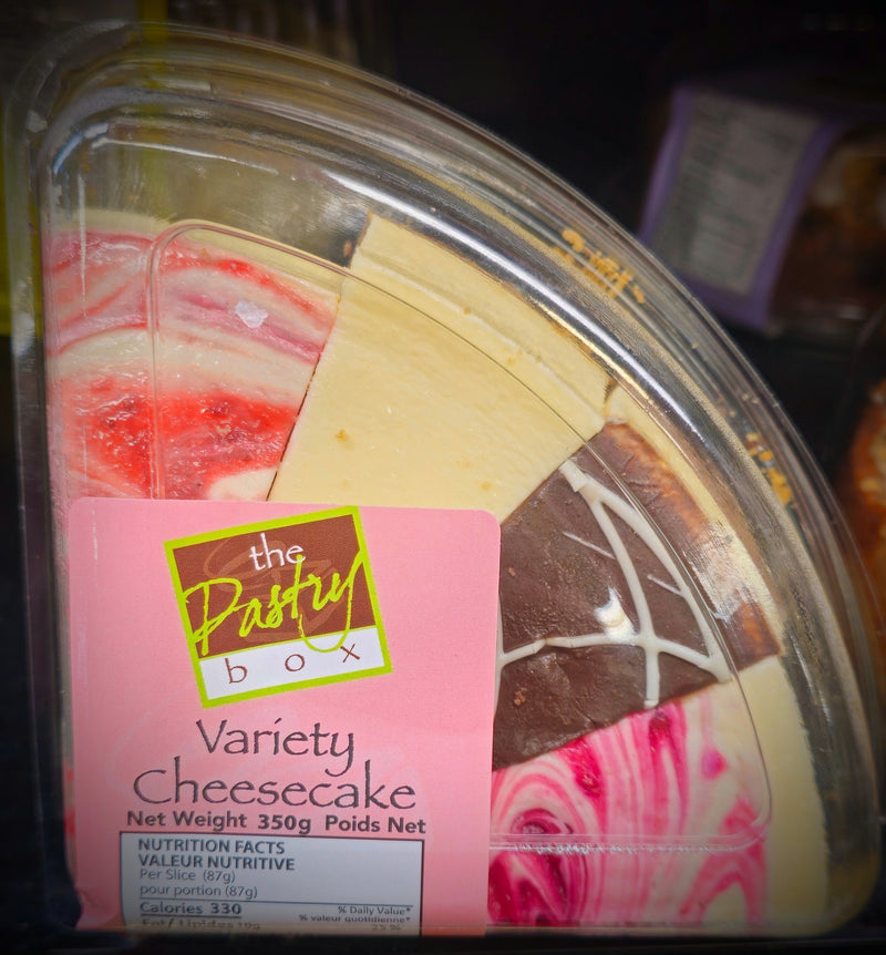 PASTRY BOX CHEESECAKE SLICES [350 G]