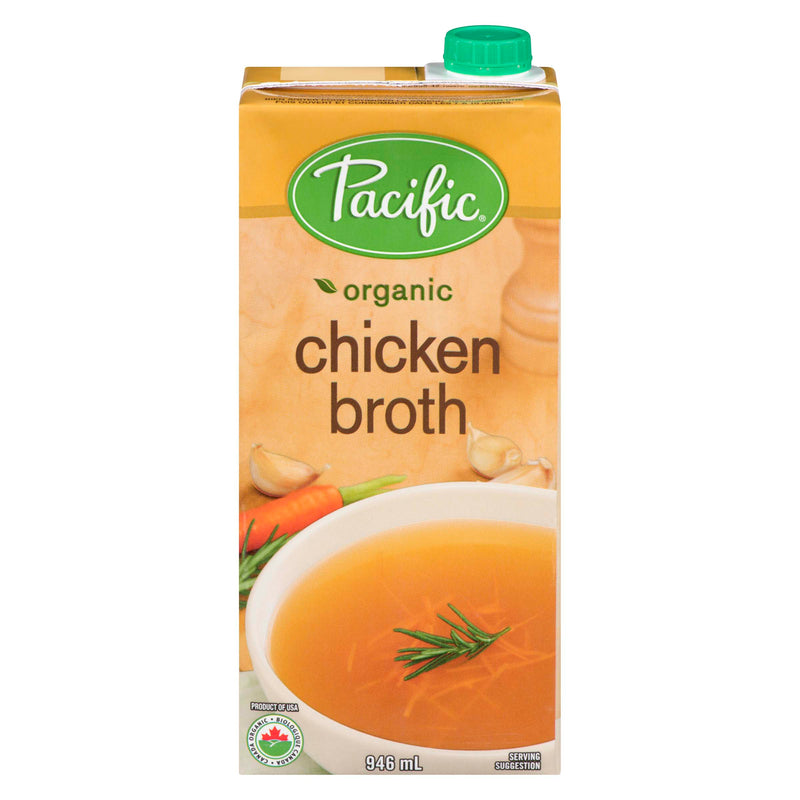 PACIFIC ORGANIC CHICKEN BROTH [946 ML]