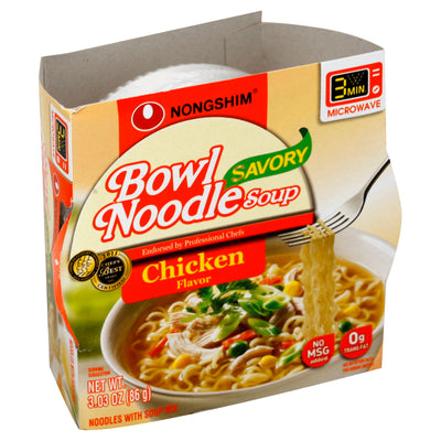 NONG SHIM CHICKEN NOODLE BOWL [86 G]