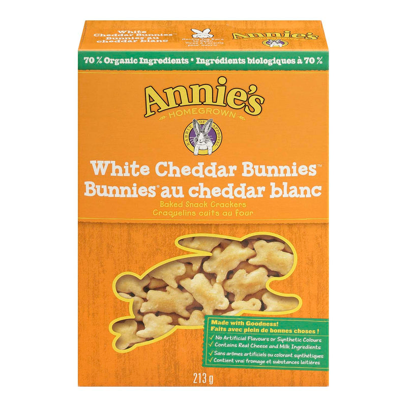 ANNIES WHITE CHEDDAR BUNNIES [213 G]