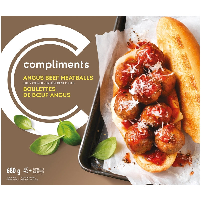 COMPLIMENTS ANGUS MEATBALLS [680 G]