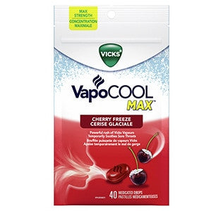 VICKS VAPOCOOL DROPS CHERRY [40 s]