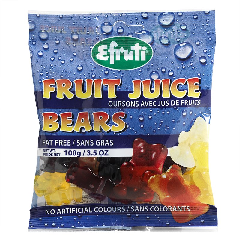 EFRUTI FRUIT GUMMIES ASST [100 G]