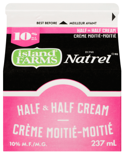 ISLAND FARMS HALF AND HALF [237 ML]