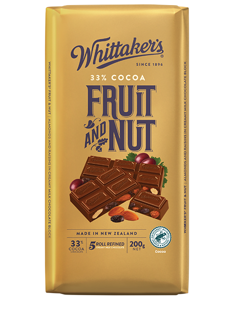 WHITTAKERS FRUIT & NUT [200 G]