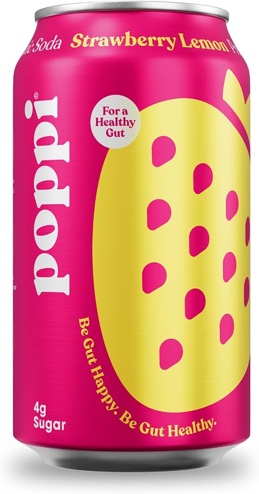 POPPI STRAWBERRY LEMON SODA [355 ml]