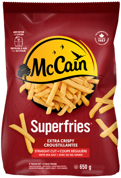 McCAIN STRAIGHT CUT SUPERFRIES [650 G]