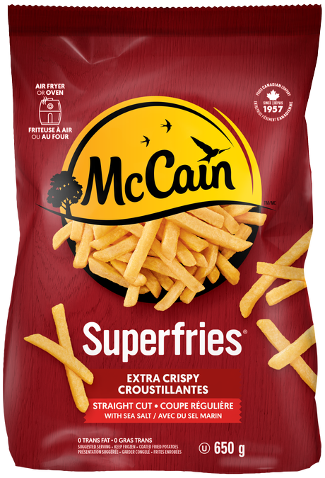 McCAIN STRAIGHT CUT SUPERFRIES [650 G]