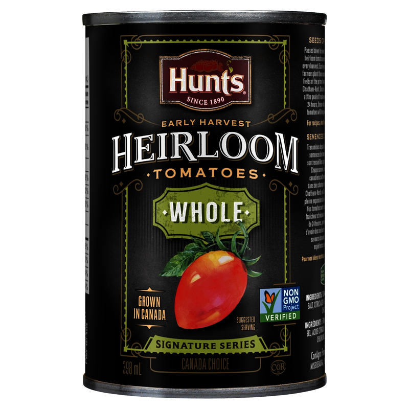 HUNTS HEIRLOOM WHOLE TOMATOES [398 ML]