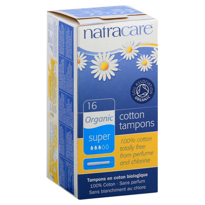 NATRACARE SUPER TAMPONS [16 PK]
