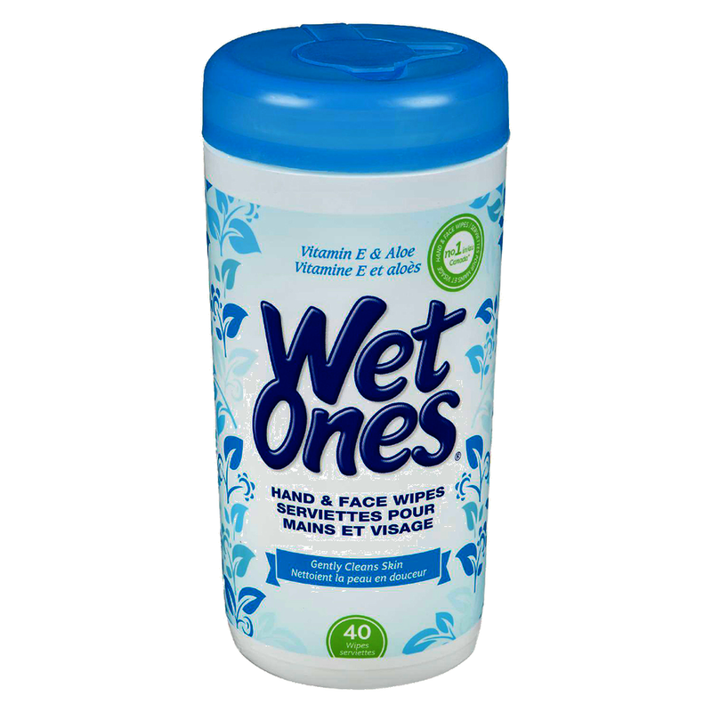 WET ONES WIPES W/ VIT E & ALOE [40 S]
