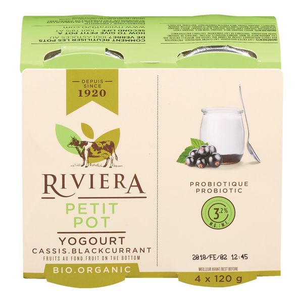 RIVIERA ORG YOGURT CURRANT [4 pcs]