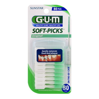 GUM SOFT PICKS [80 PK]