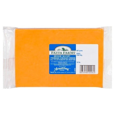 FAITH FARMS MED CHEDDAR [340 G]