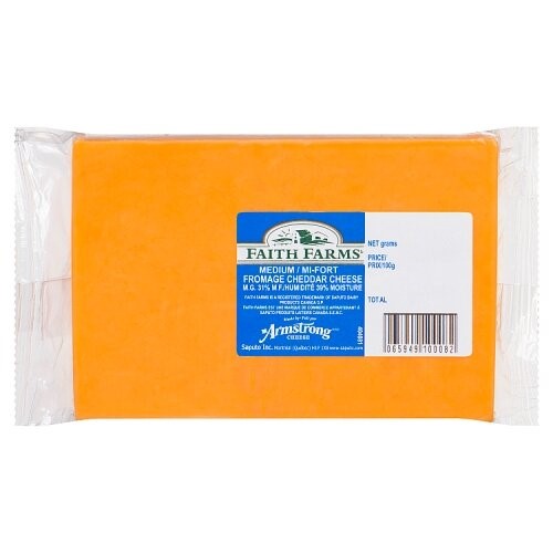 FAITH FARMS MED CHEDDAR [340 G]