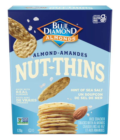BD ALMOND SEA SALT THINS [120 G]