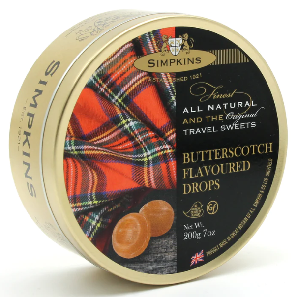 SIMPKINS BUTTERSCOTCH DROPS [200 G]