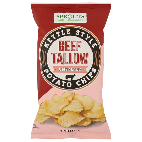 SPROUTS MARKET BEEF TALLOW UNSALTED CHIPS [150 G]